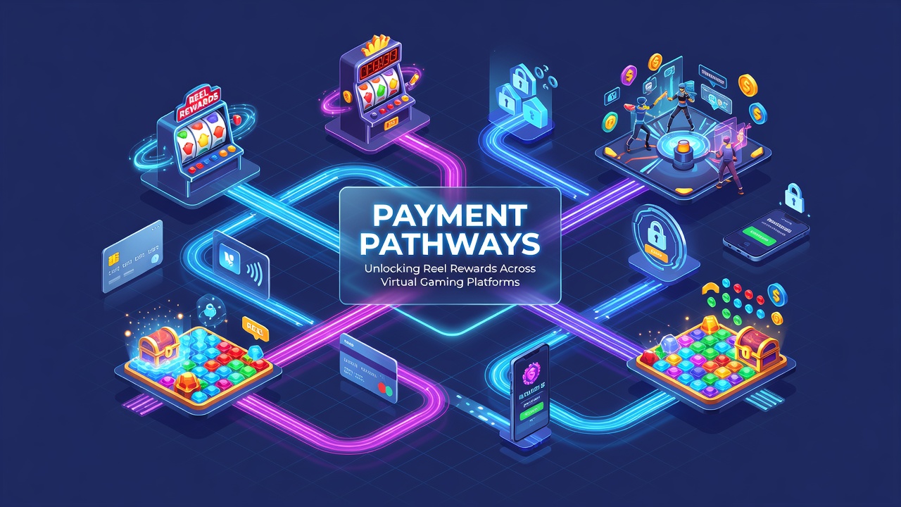 Flowchart of payment confirmation leading to reel reward activation on gaming interfaces